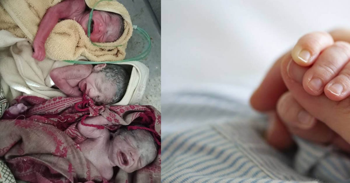 بھوآنہ۔خاتون نے تین بیٹوں کو بیک وقت جنم دے دیا باپ خوشی سے نہال