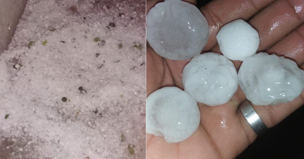 ربوہ اور اس کےگرد و نواح میں بارش اور ژالہ باری
