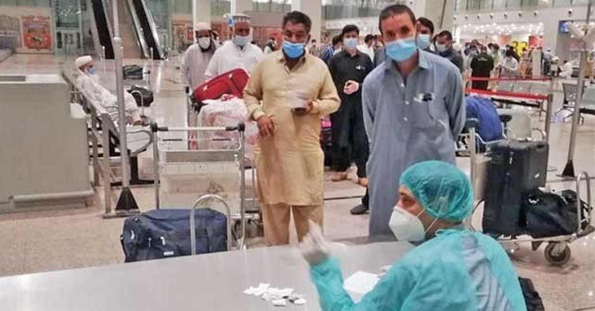 پاکستان آنیوالے مسافروں کے لیے نئے ایس اوپیز جاری