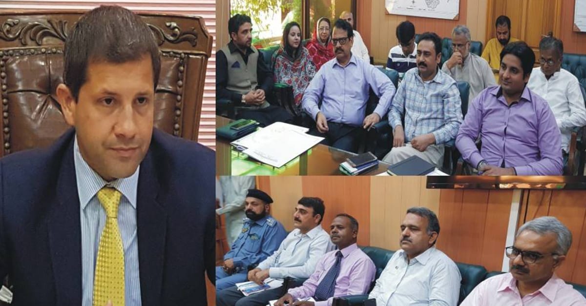 چناب نگر:عید الاضحی کے سلسلہ میں ڈی سی چنیوٹ کا انتظامات کاجائزہ