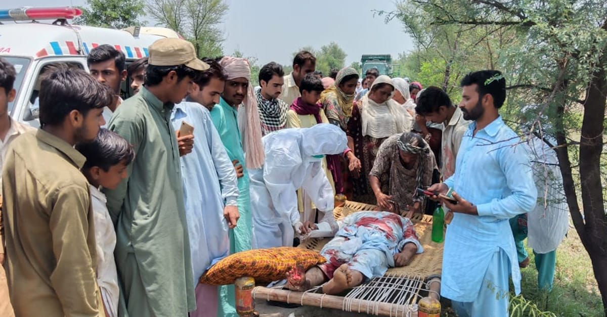 موٹر سائیکل کی ڈمپر سے ٹکر