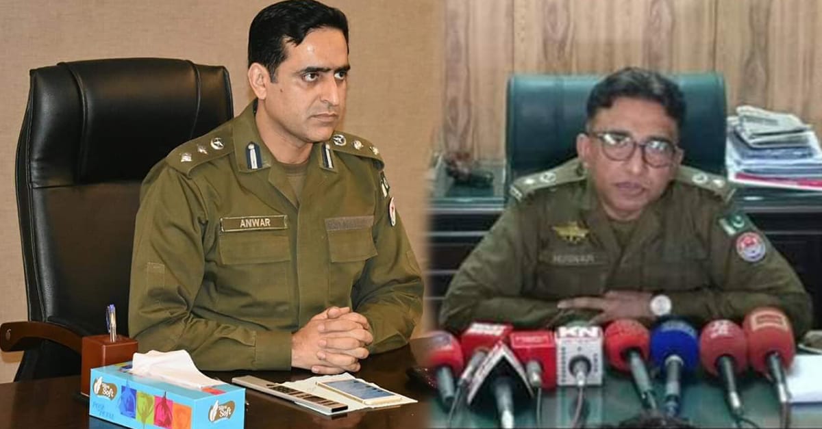 ڈی پی او چنیوٹ کا تبادلہ