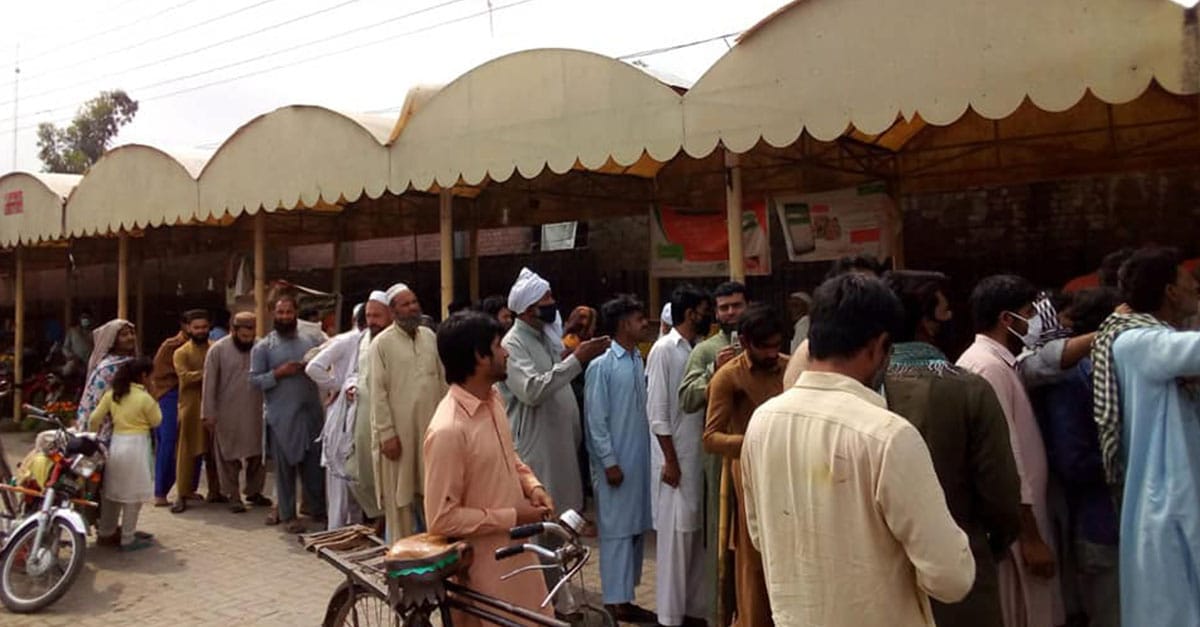 ضلع چنیوٹ میں لاک ڈاون صرف کاغذوں کی حد تک