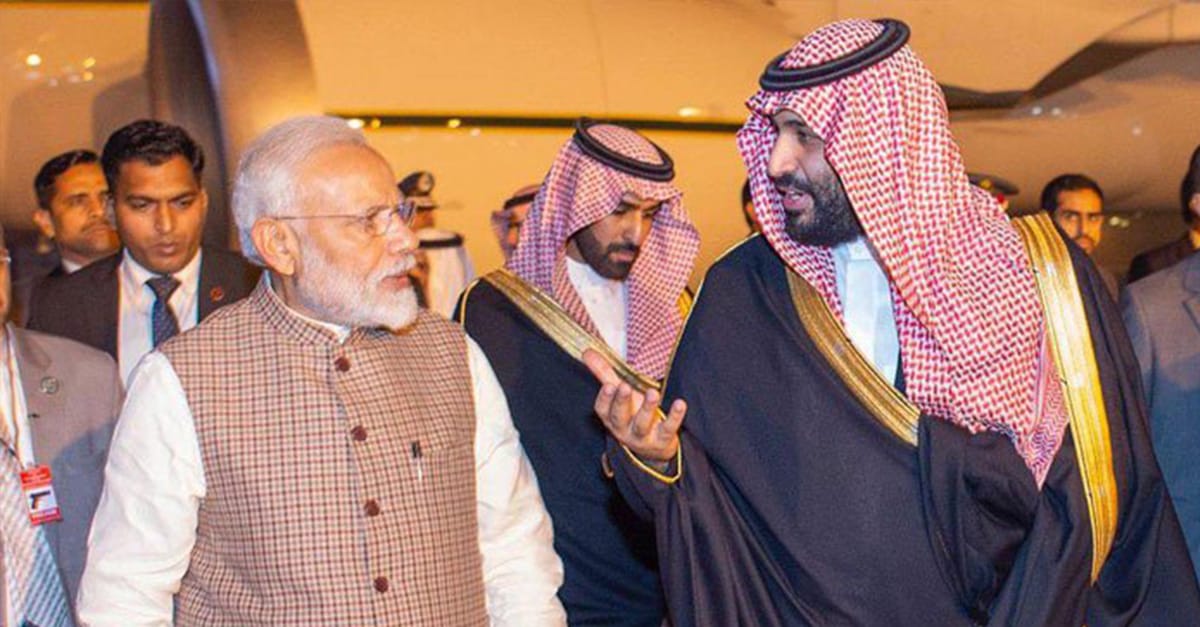 سعودی ولی عہد محمد بن سلمان دو روزہ دورے پر بھارت میں موجود