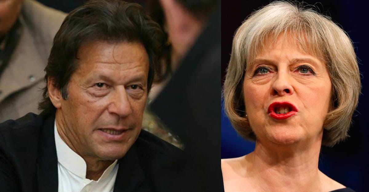 نو منتخب وزیراعظم عمران خان کو برطانوی وزیراعظم تھر یسامے کا ٹیلی فون ، وزیراعظم منتخب ہونے پر مباکباد پیش کی