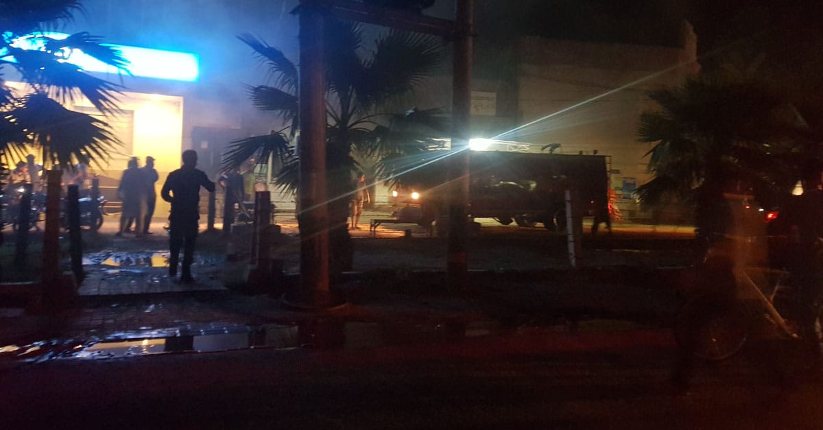 دارلصدر گولبازار ربوہ میں گھر کو آگ لگ گئی