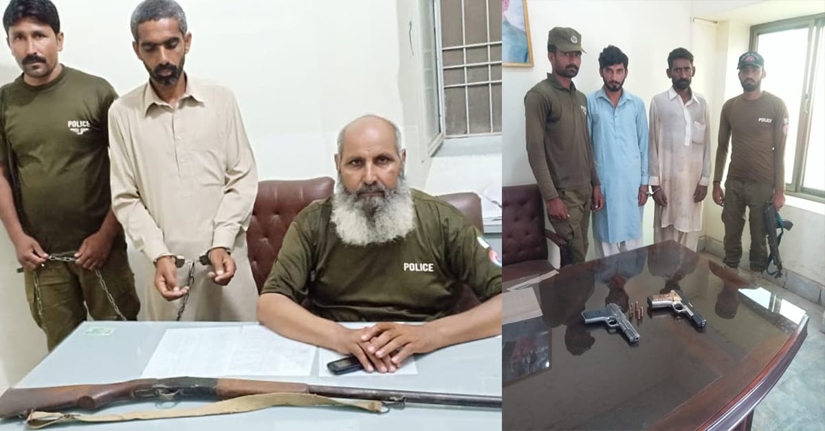 چنیوٹ: نیشنل ایکشن پلان کے تحت پولیس کاروائی