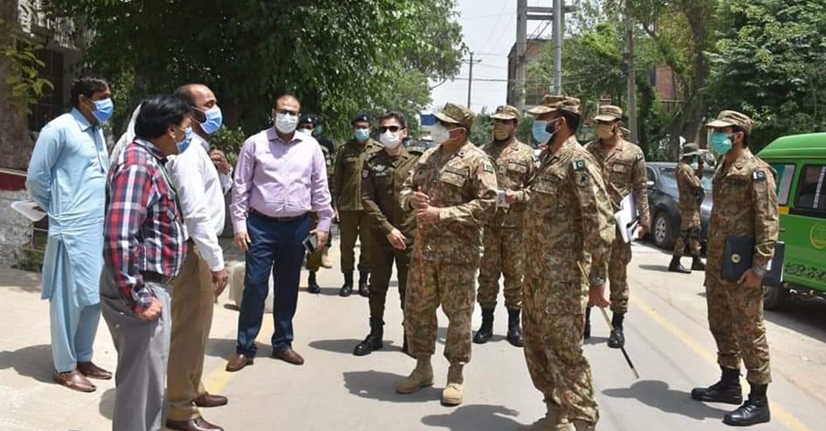 پاک فوج کے برگیڈیئر کاشف نے چنیوٹ کا دورہ کیا