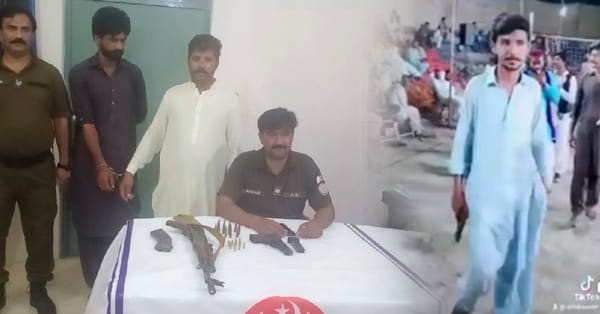 چنیوٹ:اسلحہ پکڑ کر تقاریب میں جانے والے کی ویڈیو وائرل،پولیس نے پکڑ کر مقدمہ درج کردیا
