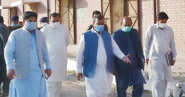 صوبائی وزیر کا ربوہ کا دورہ،گندم خریداری مرکز کا وزٹ