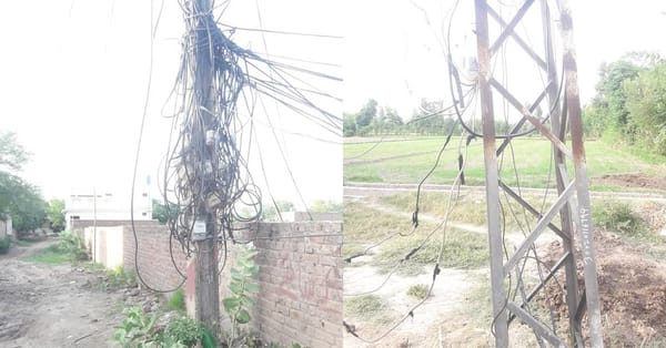 چناب نگر شہر کے مختلف علاقوں میں بجلی کی ننگی تاریں درد سر بن گئیں