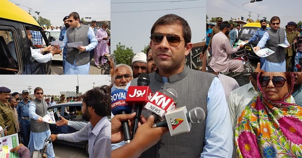 چنیوٹ میں آگاہی مہم برائے تحفظ روڈ ایکسیڈنٹ و ٹریفک قوانین