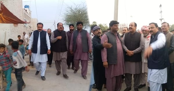 ایم این اے غلام محمد لالی کا چناب نگرکرسچن کمیونٹی کے ترقیاتی کام کا جائزہ