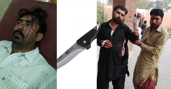 چناب نگر محلہ نصیرآباد برجی موڑ پر دو گرپوں میں لڑائی