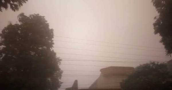 ربوہ میں سخت گرمی کے بعد خوبصورت موسم